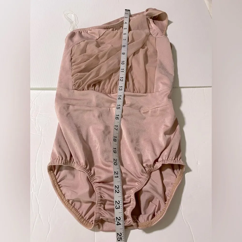 Kelle dance lyrical costume mauve blush pink leotard PIECES OF ME 2594 SA adult